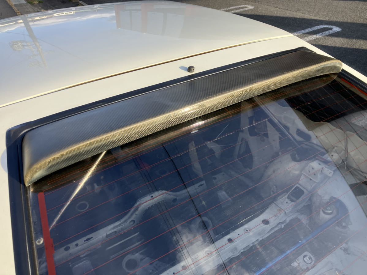 エキスパートOZ AE86用カーボンサイドバイザー平織 左右