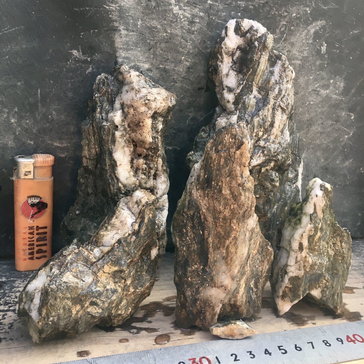 八海山 水無渓谷 痛め 八海石(42㎏) 