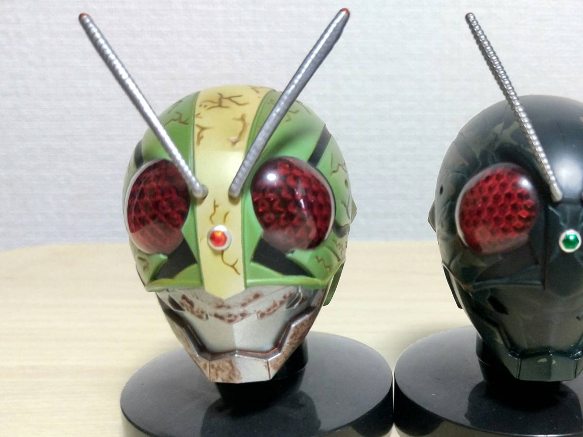 未使用】仮面ライダーマスクコレクション The Next 1号 2号の落札情報