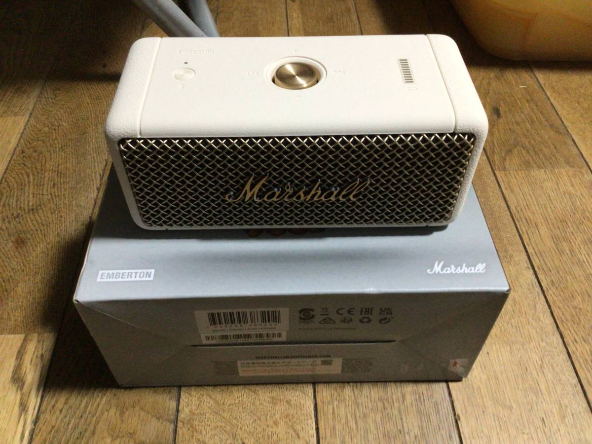 美品　Marshall EMBERTON ii ポータブルスピーカー EMBERTON II – Marshall │ 完実電気株式会社 | KANJITSU DENKI CO.,LTD