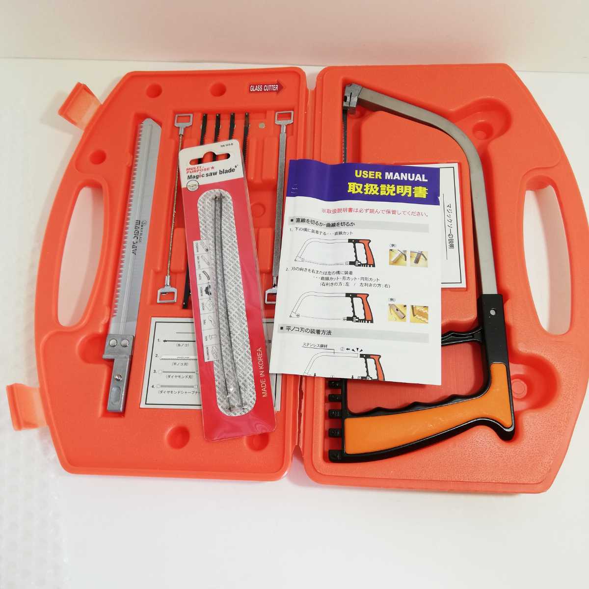 【未使用に近い】ハナツールズジャパン MAGICSAW マジックソー 多目的マジックソー [多目的のこぎりセット 工作 ホビー 大工道具