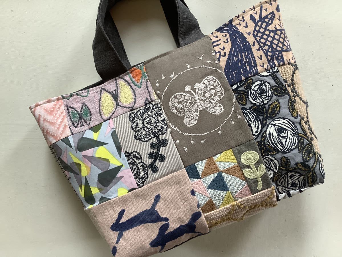 PJC 草花クロッチくん ハンドメイドバッグ pjcのら猫クロッチ