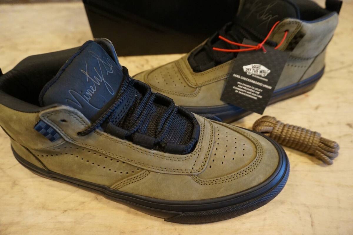 未使用】バンズ Skate Mc 96 VCU dark olive 新品 27cm(US9) 海外 即決