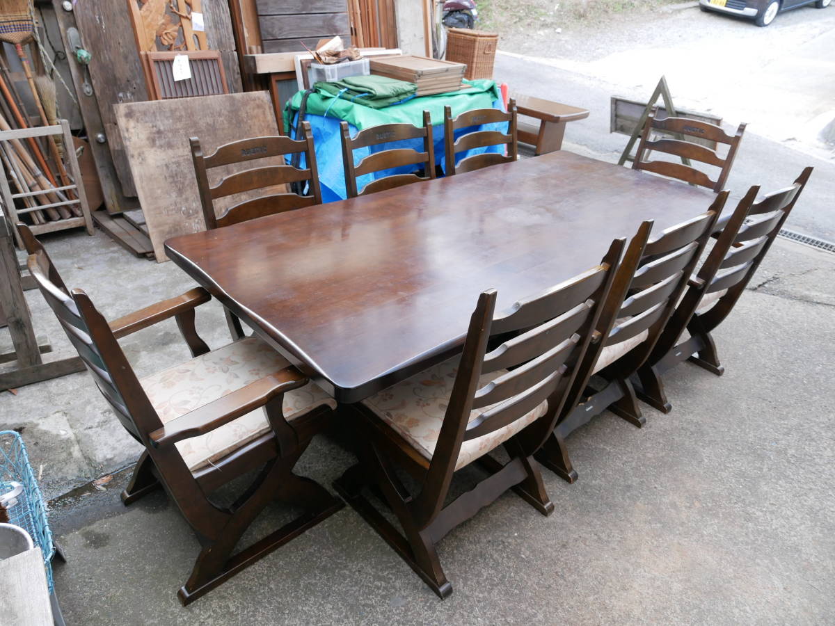 karimoku RUSTIC 囲炉裏付ダイニングテーブルセット