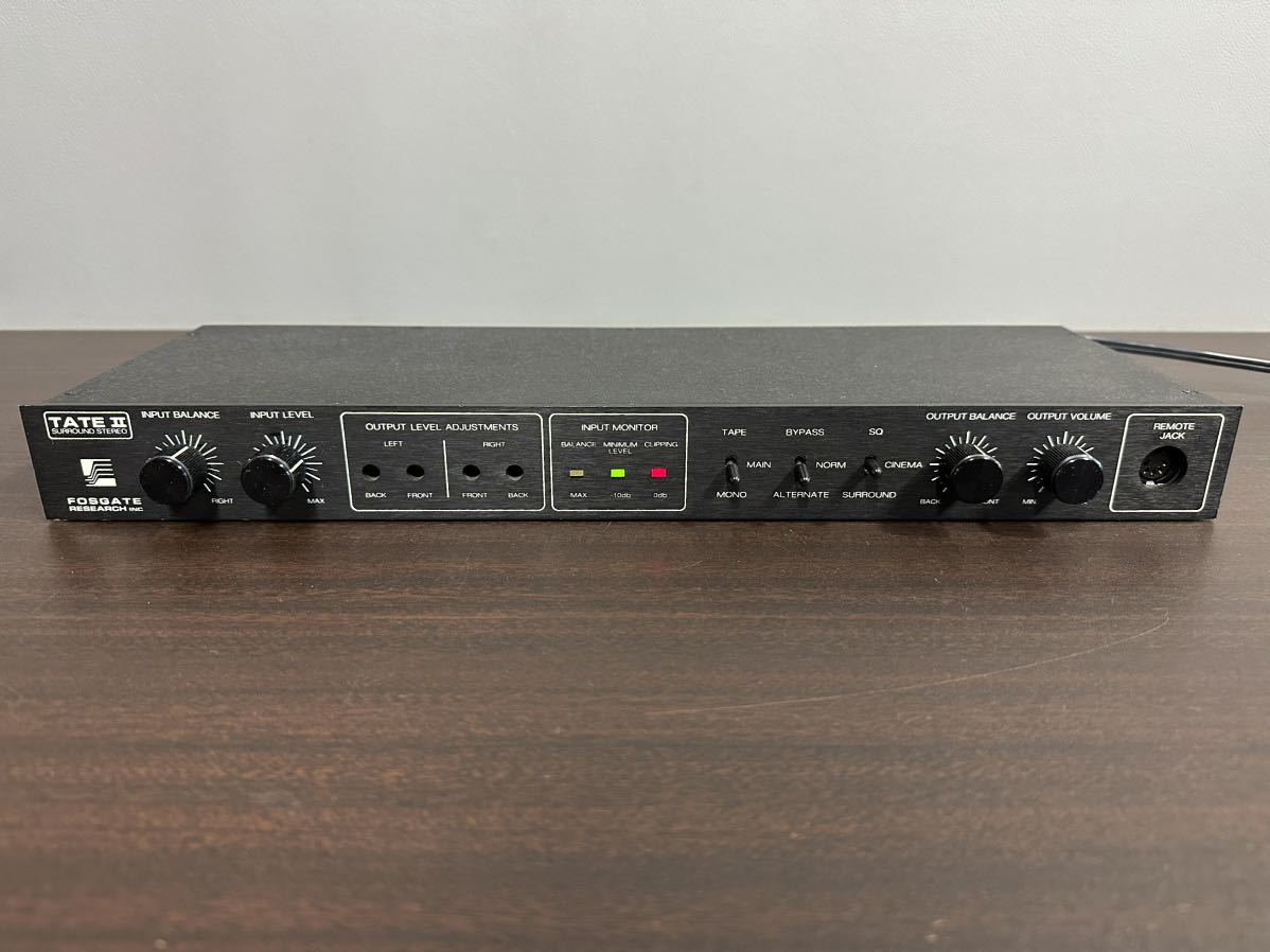 【やや傷や汚れあり】レア FOSGATE RESERCH TATE II 2 SURROUND STEREO SYSTEM MODEL ...