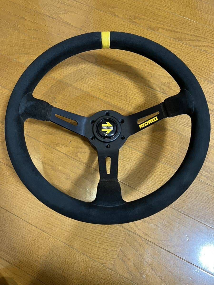 【値下げ】MOMO RACE ステアリング 本体　35φ？ 正規品 MOMO RACE 35Φステアリング本体