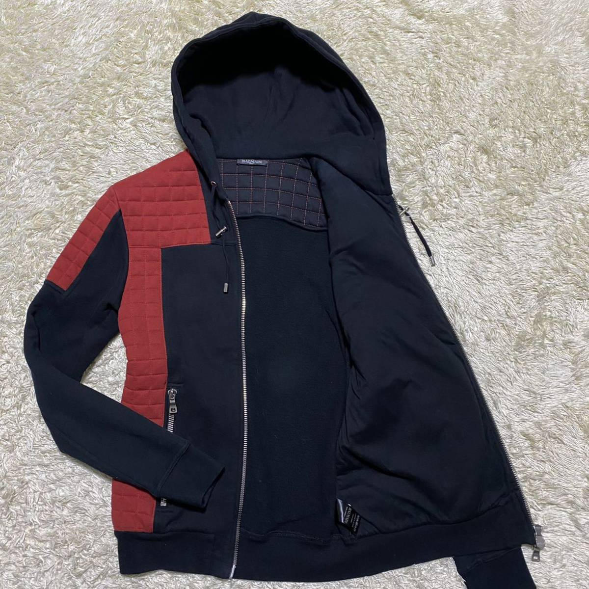 目立った傷や汚れなし】バルマン 【大人の雰囲気】 BALMAIN ライダース