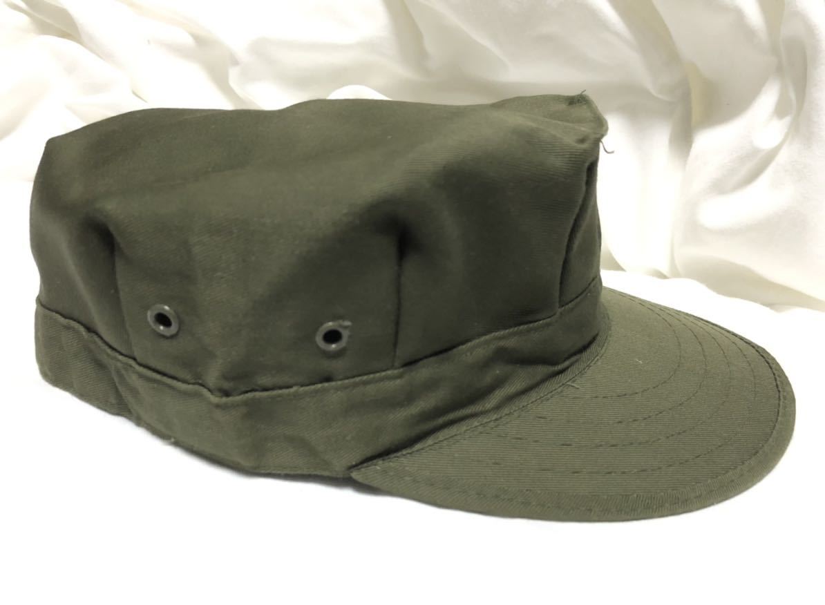 リーフパターン 八角帽子 マリーンキャップ 未使用に近い】実物 USMC 海兵隊 キャップ 八角帽 (検索用) 米軍 NAN戦