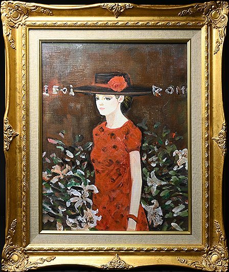 絵（額装込み） 真作 福田壮一「エーゲ海(ミコノス)」油彩 4号 豪華額装 ギリシヤ