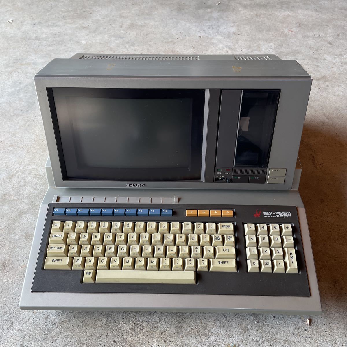 【傷や汚れあり】ジャンク SHARP シャープ パーソナルコンピューター MZ-1500 部品取り！の落札情報詳細 - ヤフオク落札価格検索 ...