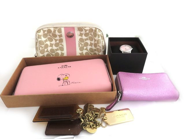 【やや傷や汚れあり】1円 コーチ レディース腕時計 ポーチ キーホルダー ブレスレット 財布 おまとめ大量セット BA693の落札情報詳細 ...