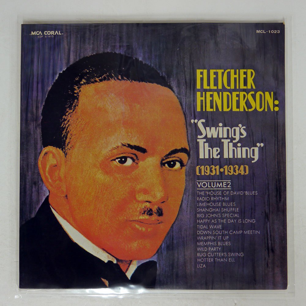 【目立った傷や汚れなし】国内盤 FLETCHER HENDERSON/SWING THE THING 1931 / 1934/MCA