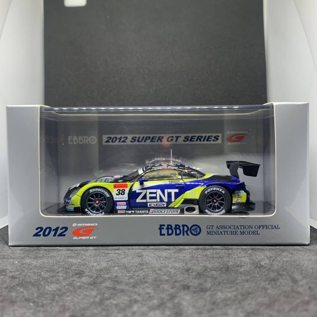 Ebbro 1/43 Lexus SC430 Zent Cerumo Super GT500 2011 #38 - Miniature Diecast Neuve