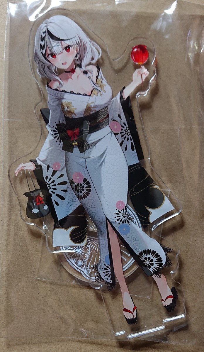 沙花叉クロヱ どんぐりねこ アクリルスタンド ハワイアン 沙花叉クロヱ アクリルスタンド BIGアクリルスタンド どんぐり