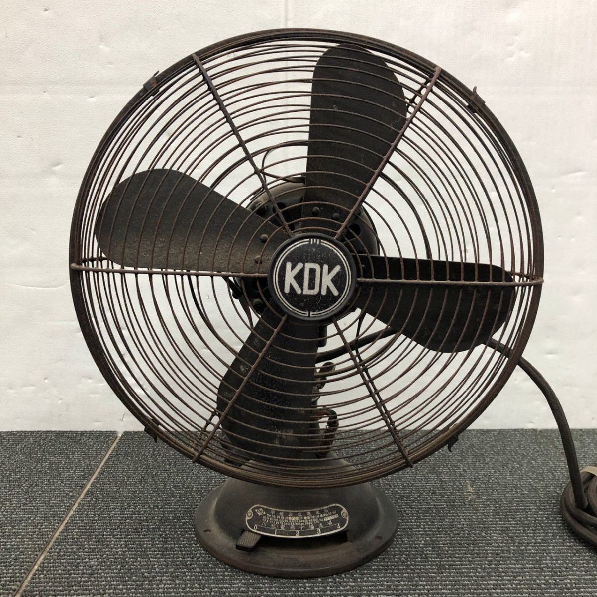 昭和 レトロ　扇風機 　KDK　　　　川北電気製作所 　アンティーク 昭和 レトロ 扇風機 KDK 川北電気製作所 アンティーク