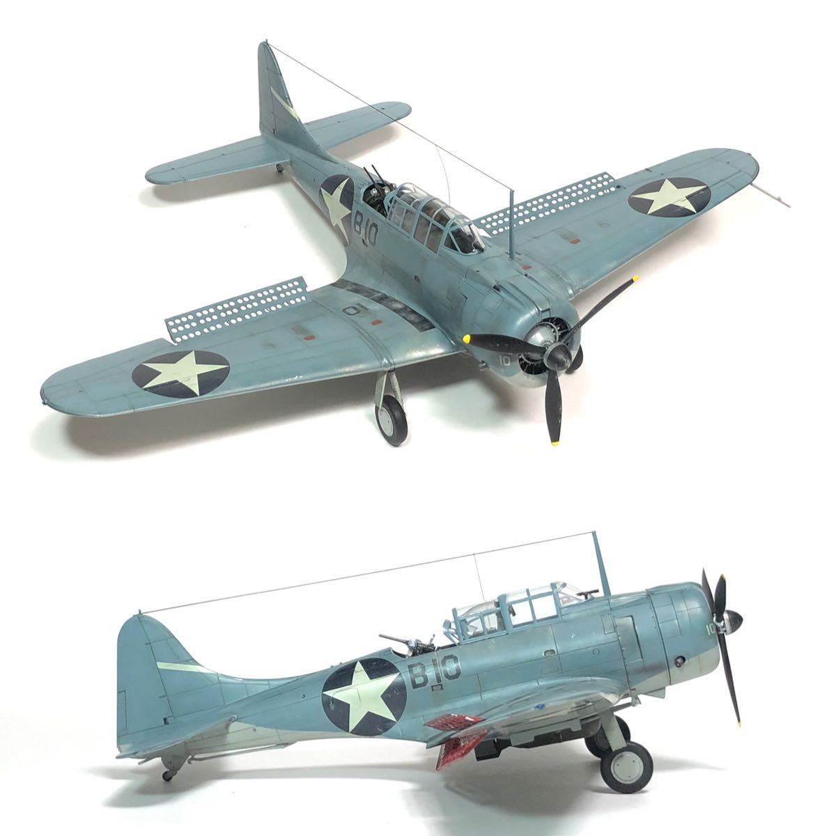 完成品 ハセガワ 1/ 48 SBD-3 ドーントレス