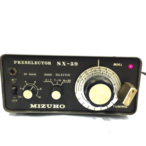 MIZUHO プレセレクター SX-59 【レア　ジャンク】 MIZUHO プレセレクター SX-59 【レア ジャンク】 - メルカリ