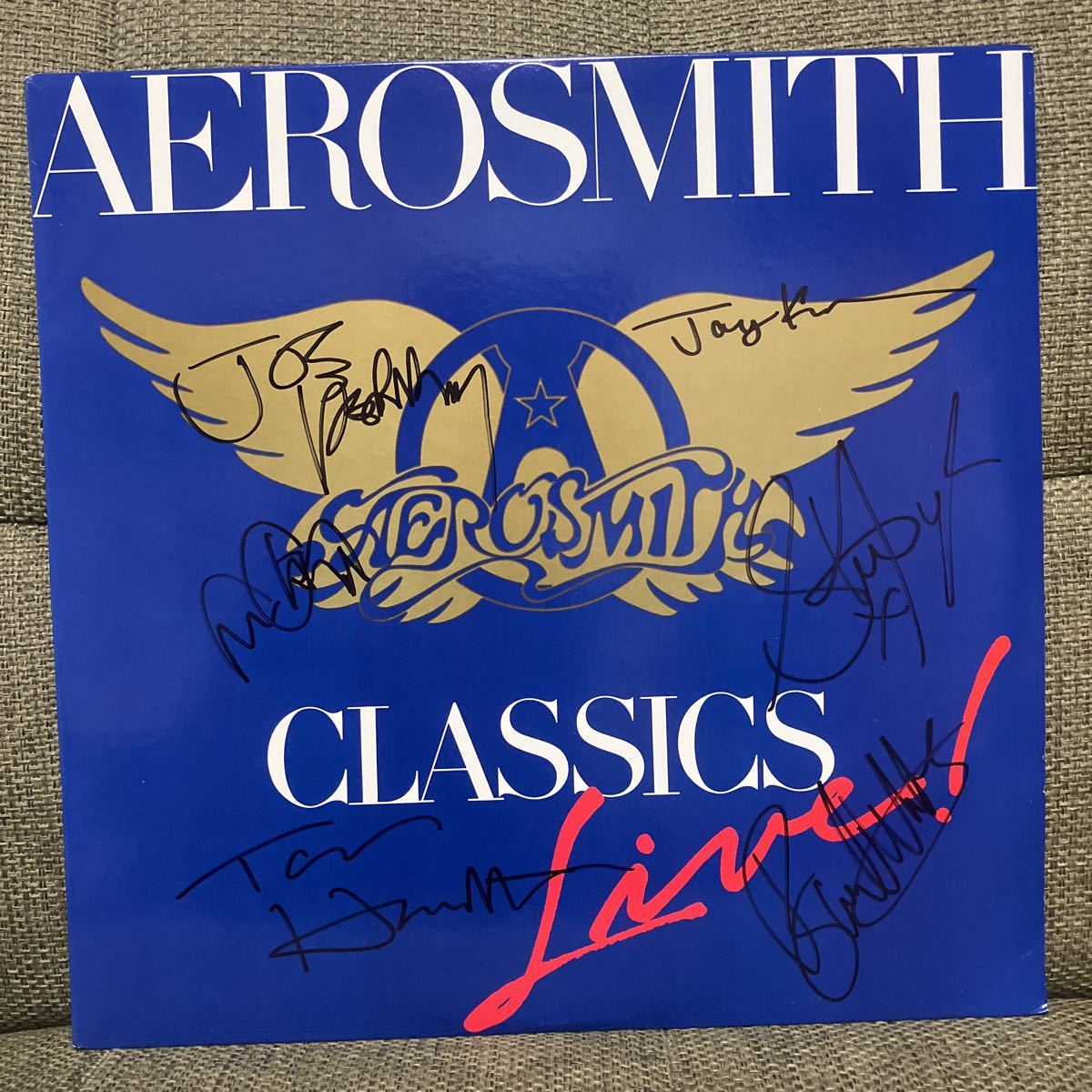 エアロスミス 直筆サイン入りポスター