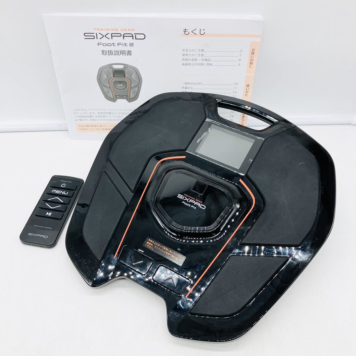 【目立った傷や汚れなし】MTG EMSフィットネスマシン【1円スタート！動作確認済み！】EMS TRAINING GEAR SIXPAD