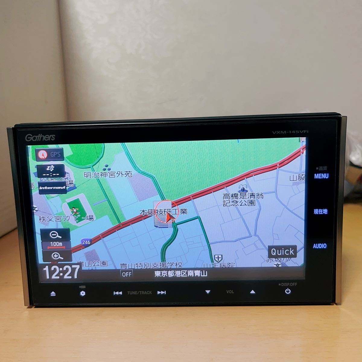 ホンダ 純正 ナビ ギャザーズ Gathers VXM-155VFi タッチパネル