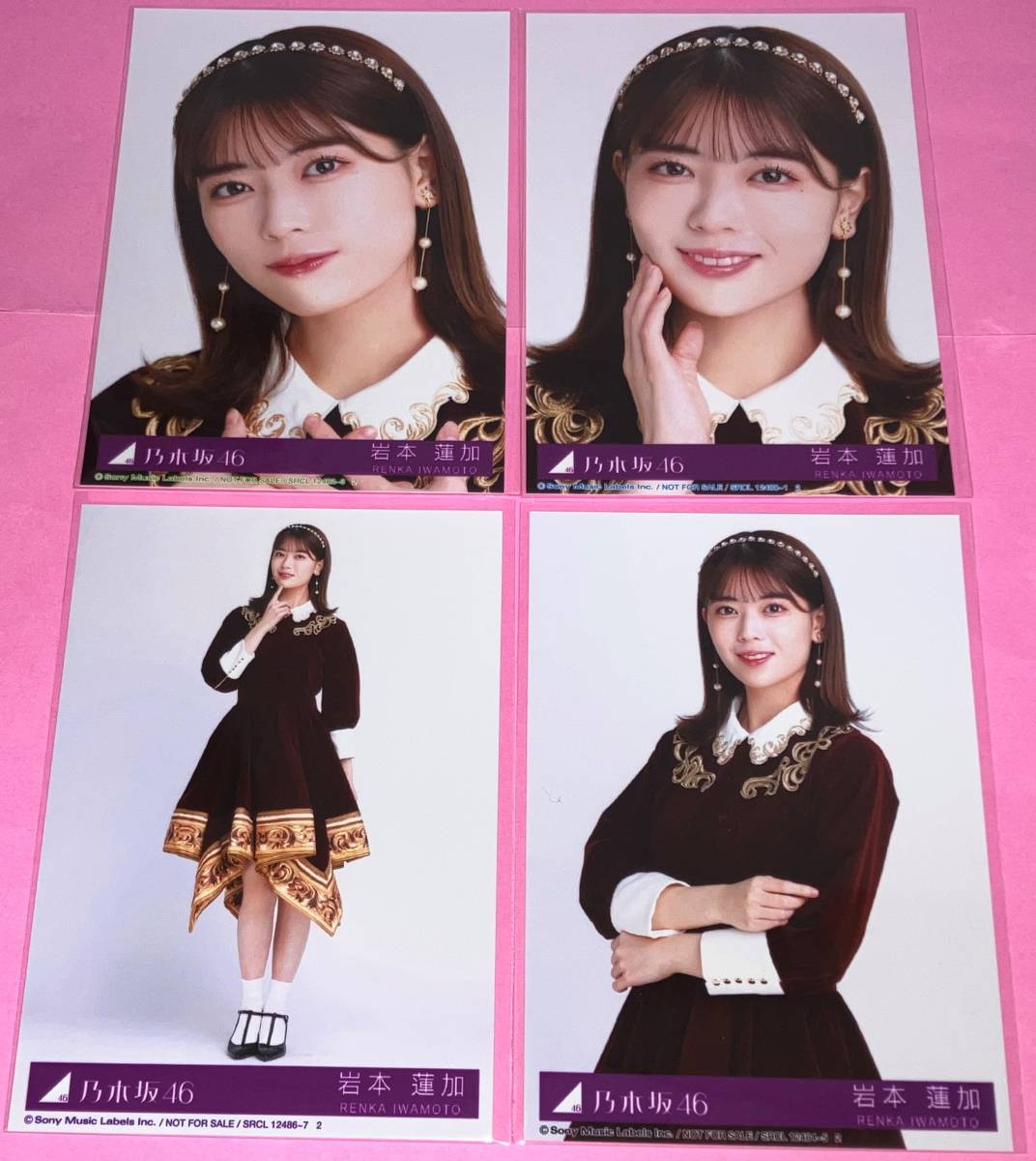 001 岩本蓮加 乃木坂46 L版写真 ランジェリー