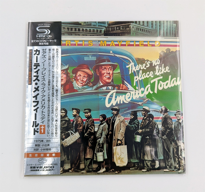 未使用に近い】貴重 名盤 紙ジャケット SHM-CD CURTIS MAYFIELD