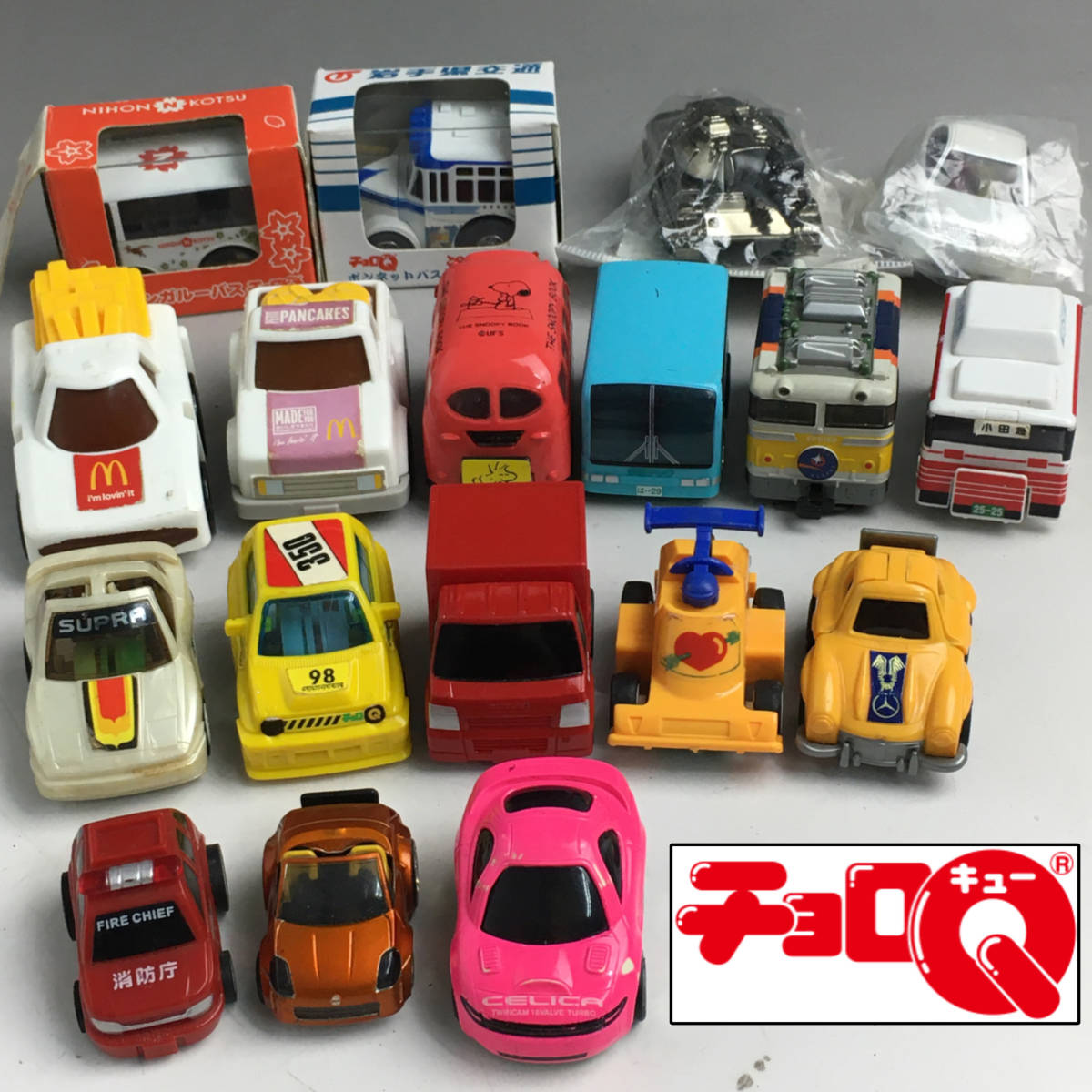 傷や汚れあり】FI19/32 チョロQ まとめて18点 HG ミニカー TAKARA 昭和
