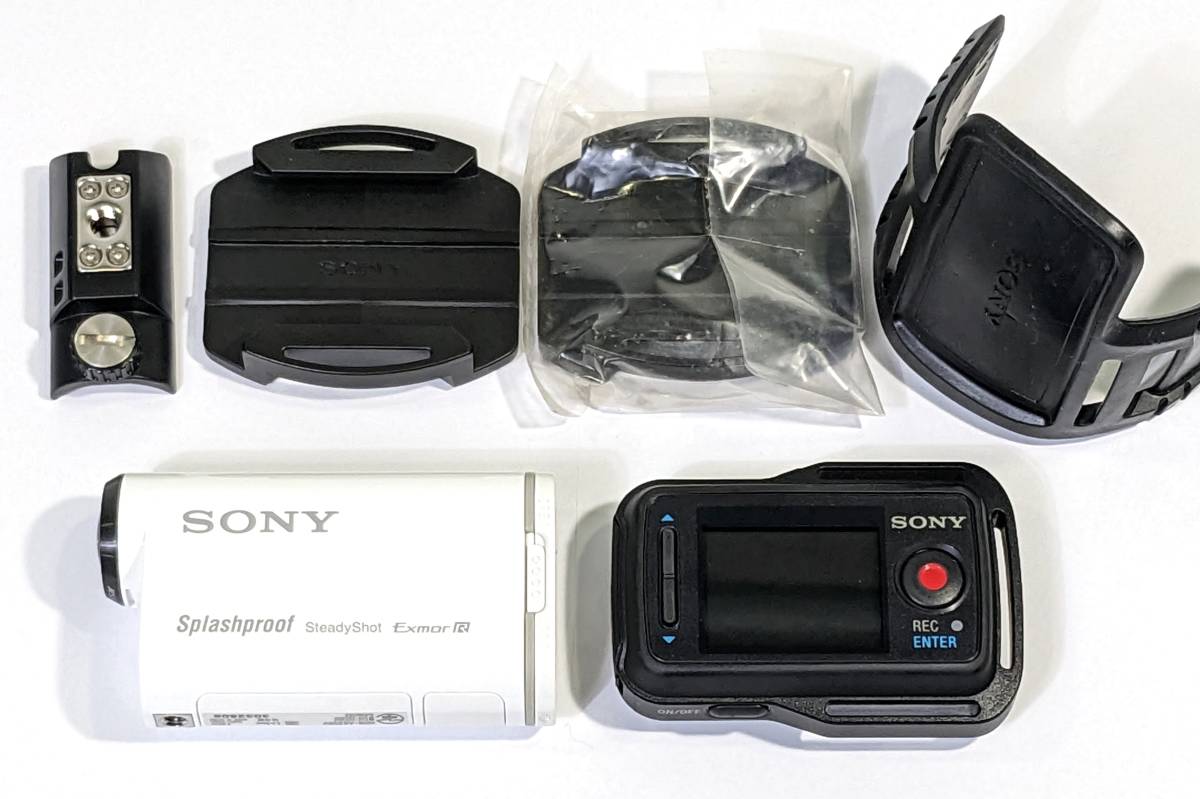 SONY アクションカメラ HDR-AS200V （やや傷や汚れあり】☆SONY
