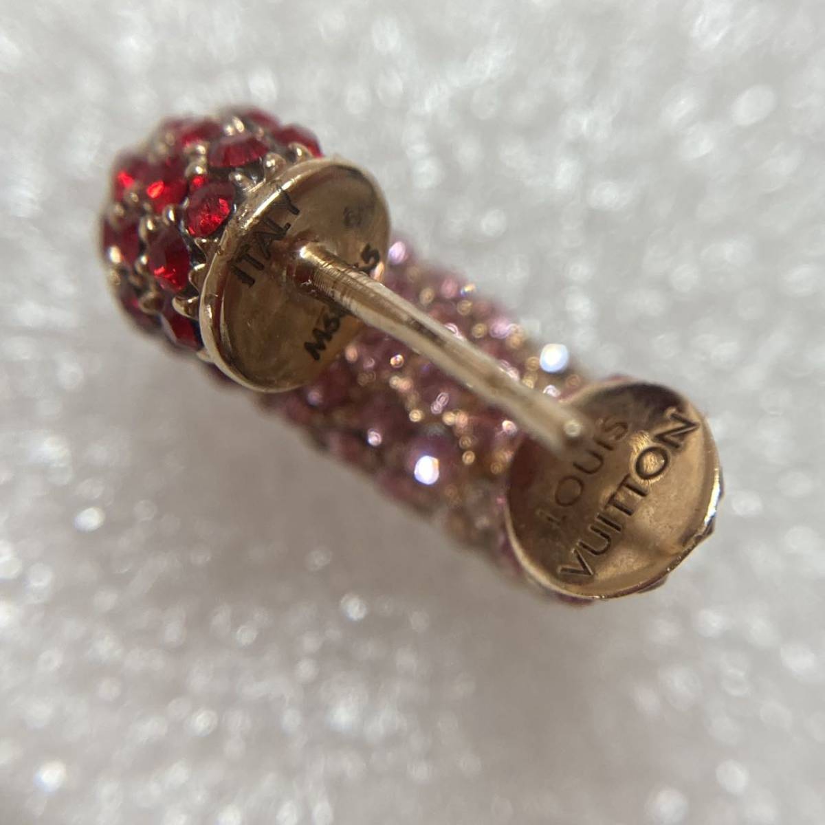 ルイヴィトン ピアス Vストラス ハート M68165 ピアス