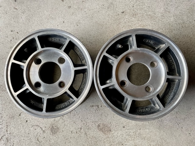 N360　ハヤシストリート　レーシング　10インチ PCD110　offset36 ヨコハマSタイヤ165/70　 ホンダ N360で使用 ハヤシレーシング 10インチ ホイール