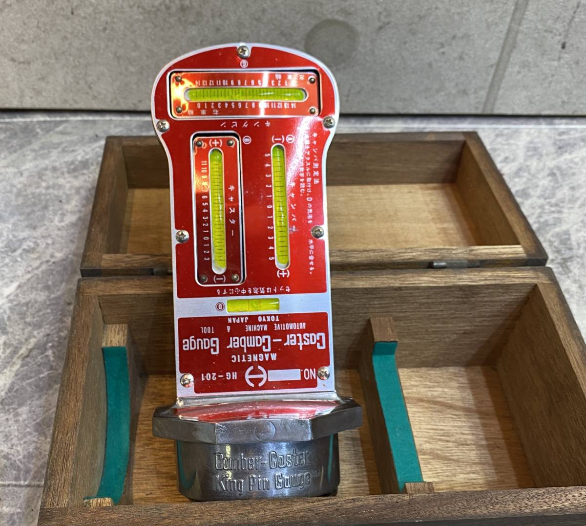 【傷や汚れあり】キャンバー キャスター キングピン ゲージ 古い日本製 わかる方どうぞ 計測器 昭和レトロ の落札情報詳細 ヤフオク落札