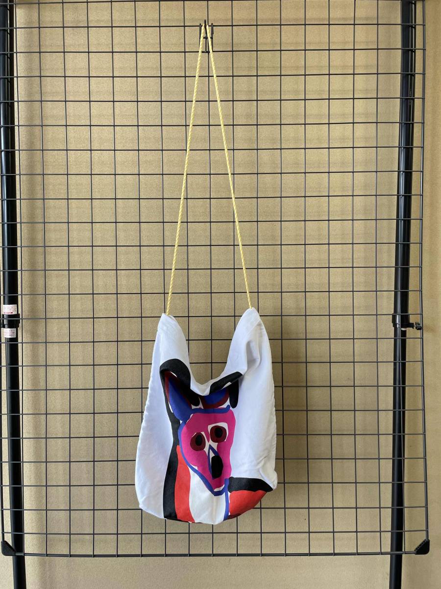 【やや傷や汚れあり】【ACID MAISON KITSUNE/アシッドメゾンキツネ】KITSUNE Print Tote Bag Custom