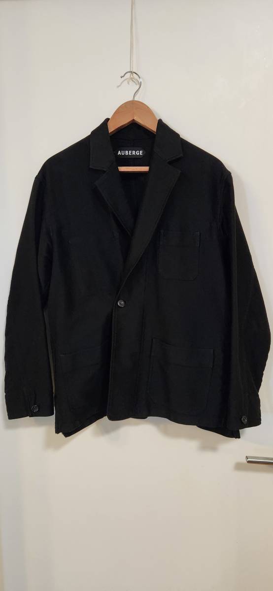 AUBERGE D-RENO ブラックモールスキンジャケット