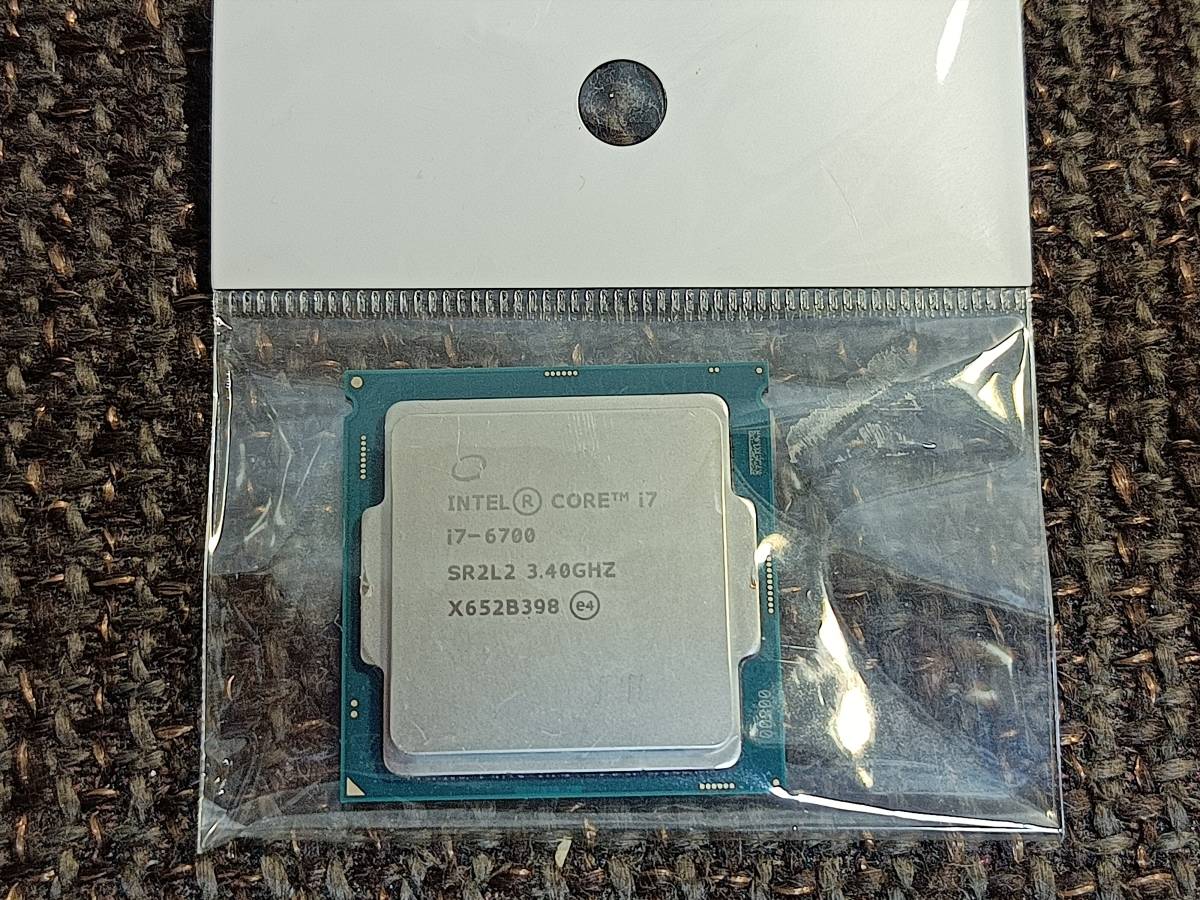 【目立った傷や汚れなし】INTEL Corei7-6700 3.40GHZ SR2L2 Socket 1151の落札情報詳細 - ヤフオク落札 ...