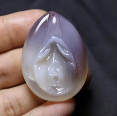 未使用】女陰 ヌード メノウ 貴重 希少品 提げ物 女性器 コレクション