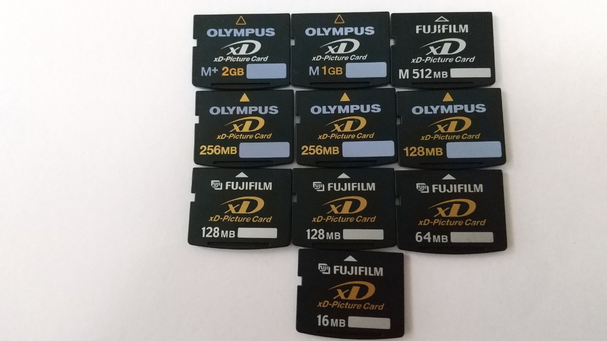 【傷や汚れあり】10枚セット XDピクチャーカード used XDカード XDメモリーカード ジャンク扱い FUJIFILM OLYMPUSの