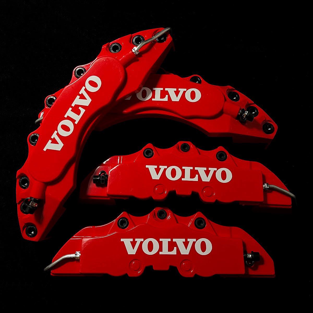 【未使用】【金属黒ボルト】VOLVO キャリパーカバー ボルボ ブレーキ 4個1台分 LMサイズ S60 S90 XC40 XC60 XC90