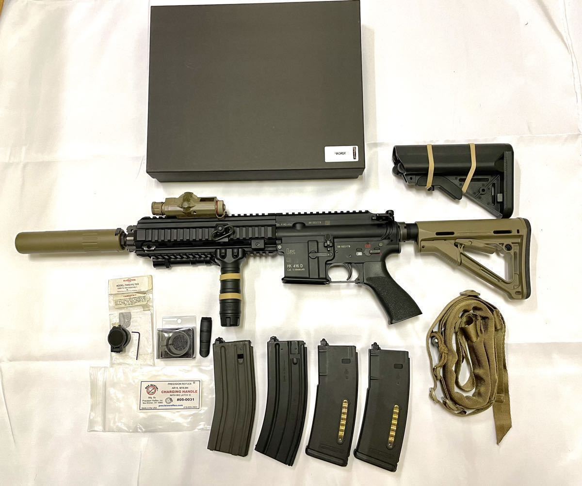 【傷や汚れあり】NBORD PTW 416D 06 DG 仕様 実物パーツ付属 ペリカンケースセットdevgru aor1 hk416 トレ