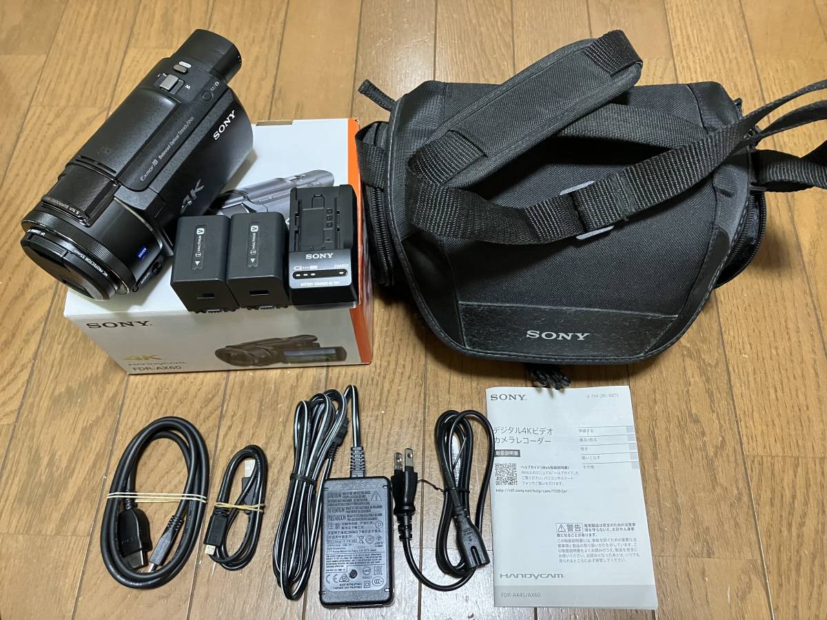 ソニー4Kビデオカメラ FDR-AX60 （中古)SONY (ソニー) デジタル