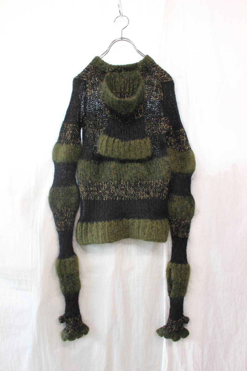 JUNYA WATANABE MAN ボーダーモヘアニット junya watanabe men モヘア