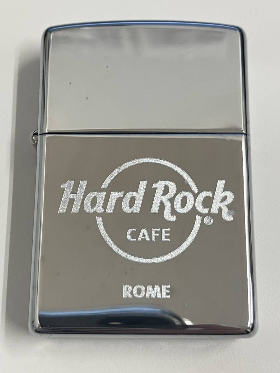 【未使用に近い】22006【未使用】ZIPPO ROME ローマ 未開封？ ハードロックカフェ HardRockCAFE 美品 2007年