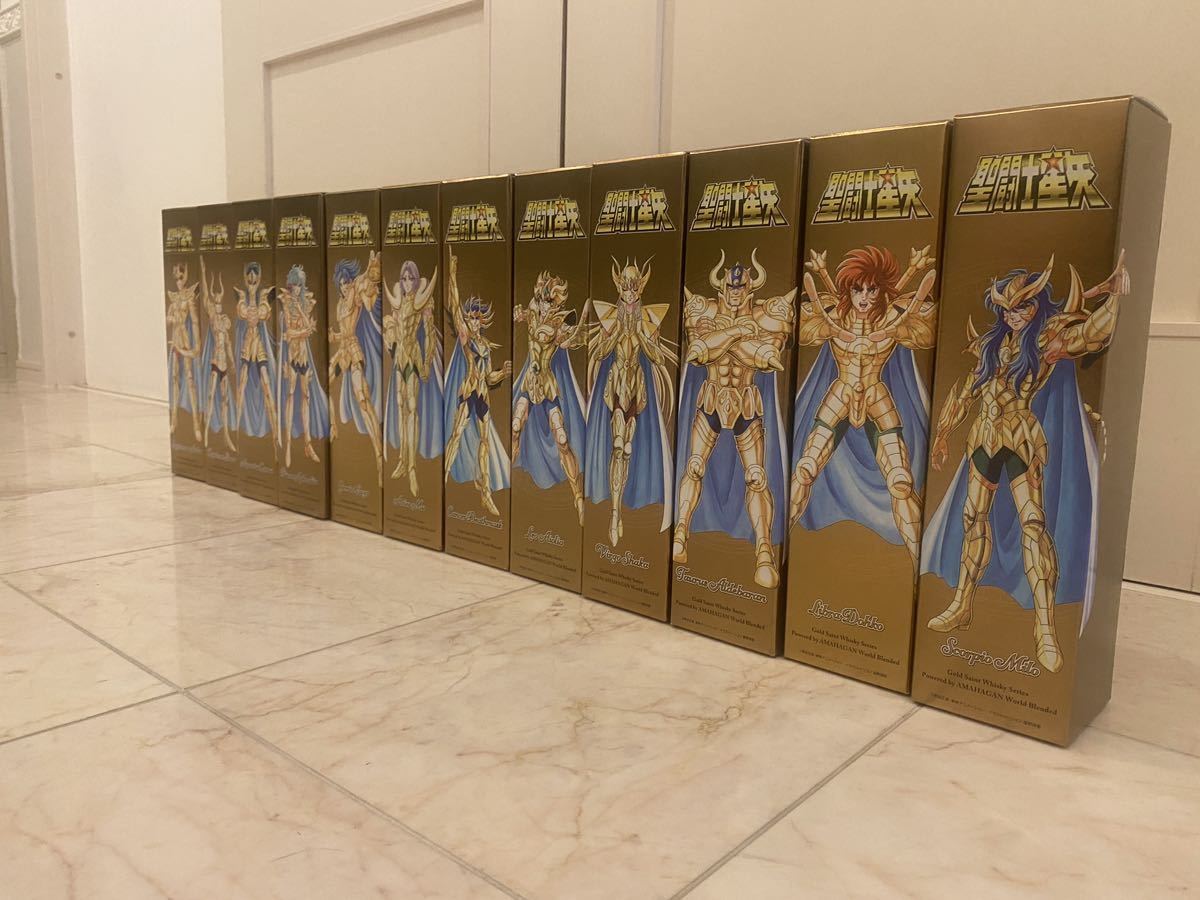 長濱蒸溜所ウイスキー 聖闘士星矢 黄金聖闘士シリーズ12本