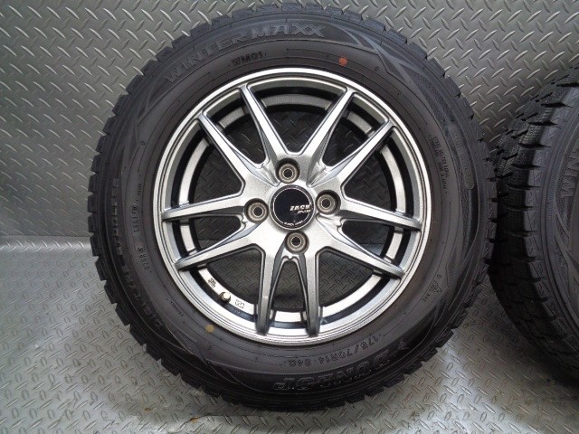 やや傷や汚れあり】バリ山! 175/70R14 スタッドレスタイヤ ホイール 4 