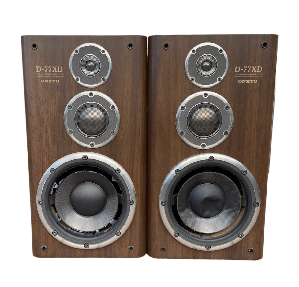ONKYO D-77X スピーカーシステム セット ONKYO D-77X スピーカーシステム セット ONKYO D-77X スピーカー