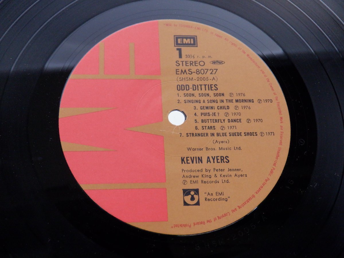 やや傷や汚れあり】Kevin Ayers「Odd Ditties」LP（12インチ）/EMI(EMS