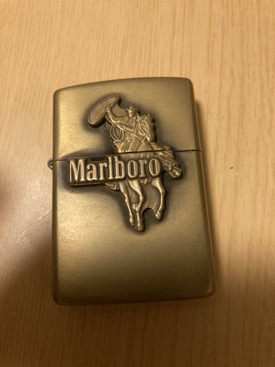 マルボロジッポーZIPPOゴールドブラス ZIPPO⁄ジッポー Marlboro