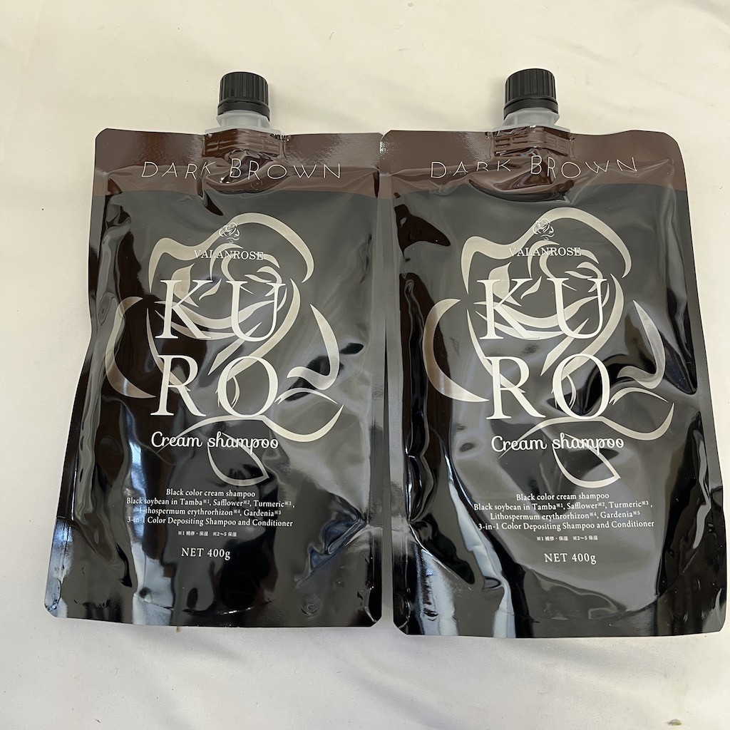 KURO ナチュラルブラック クリームシャンプー 3個セット B