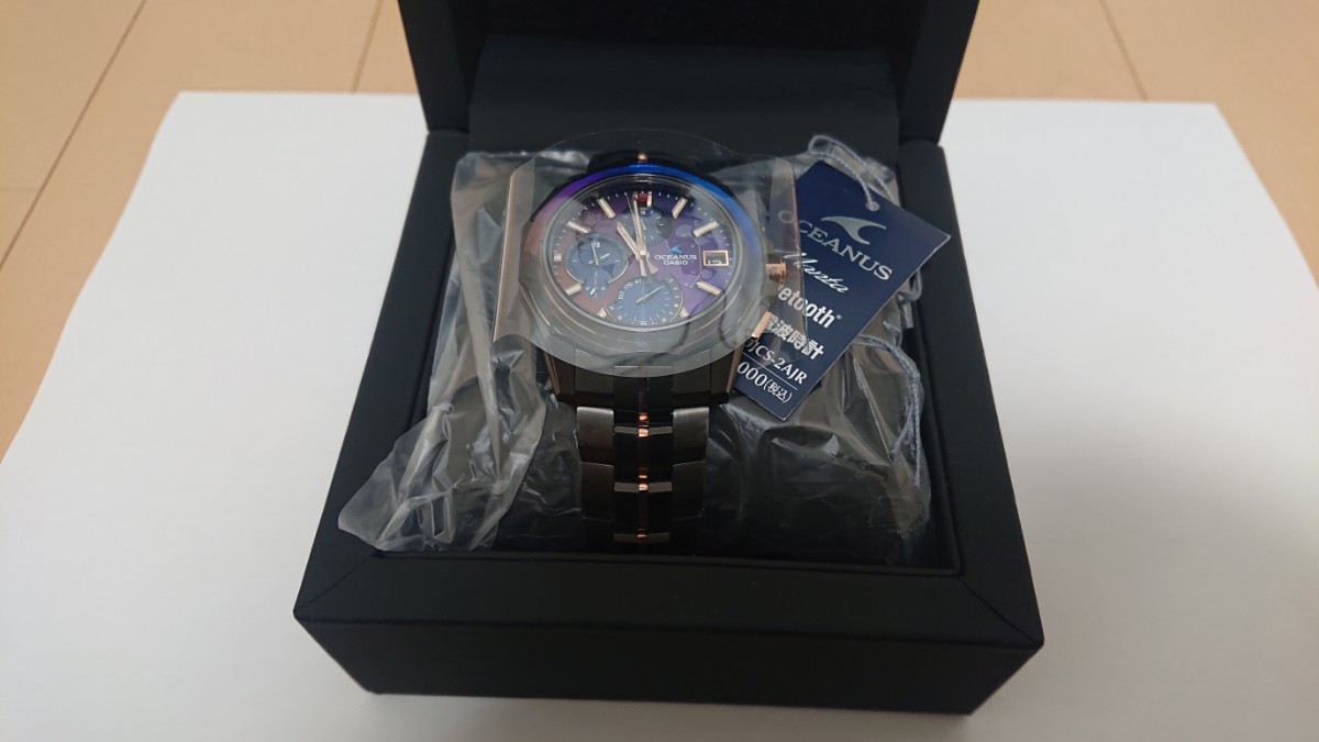 カシオ ガラガラ オシアナス 20周年記念 OCW-S6000BVS-1AJR 未使用