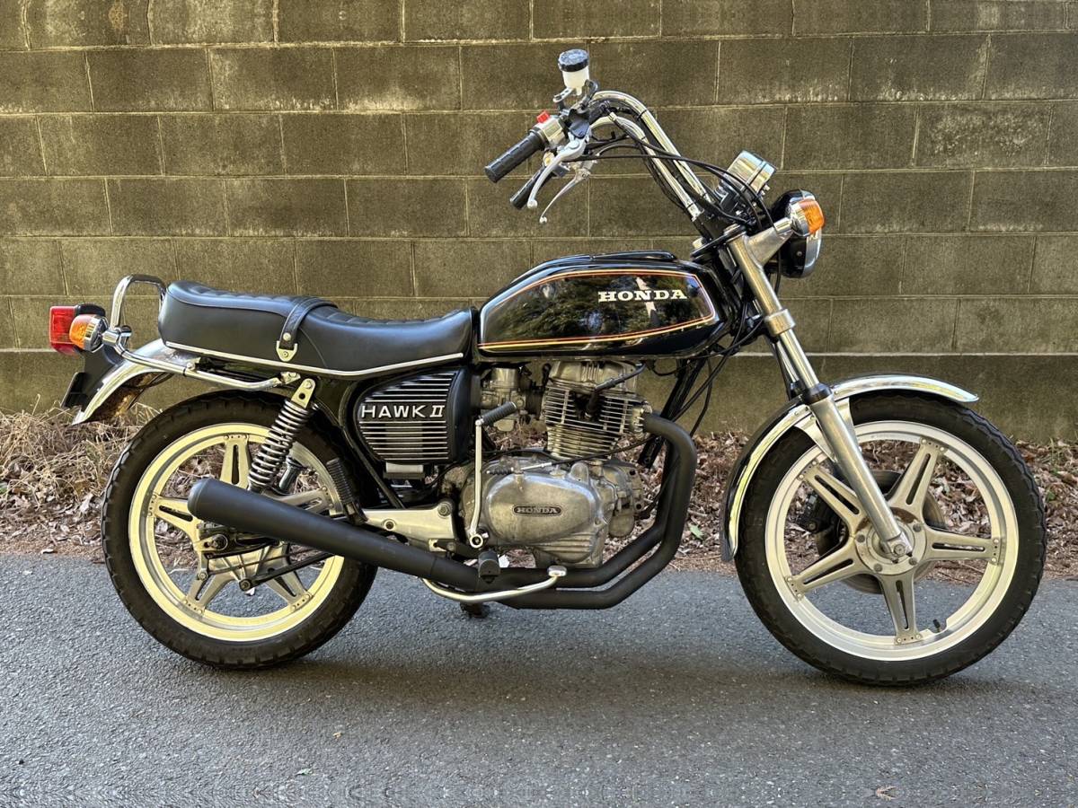 目立った傷や汚れなし】ホーク CB400T 角タンク カスタム 5速キック