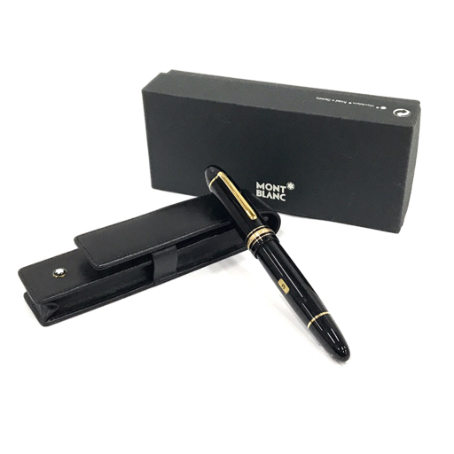 未使用‼️MONT BLANC マイスターシュテュック　Au750 万年筆　箱付き モンブラン 万年筆 箱付き 未使用 未使用‼️MONT BLANC マイ